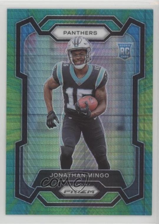 2023 Panini Prizm Rookies Hyper Prizm 2/175 Jonathan Mingo #312 04cw