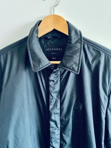 ALLSAINTS / PUFF JACKET / UNISEX / SMALL / ZIP UP & SNAP BUTTON / PRE-OWNED image 2