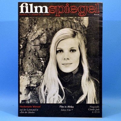 DDR Filmspiegel 22 1971 Monica Vitti Claude Jade Joachim Fuchsberger H. Wenzel E