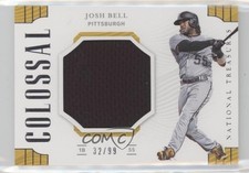 2019 Panini National Treasures Colossal Materials /99 Josh Bell #CM-JB