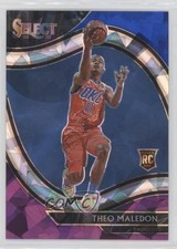 2020 Select Courtside Blue White Purple Cracked Ice Prizm Theo Maledon #267 pi4