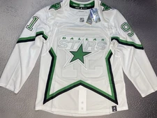 New Authentic Adidas Dallas Stars White Jersey Size 54 Tyler Seguin 91