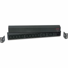 APC 1U Basic 16A 208 230V Rack PDU w/ 10 C13  2 C19 Outlets