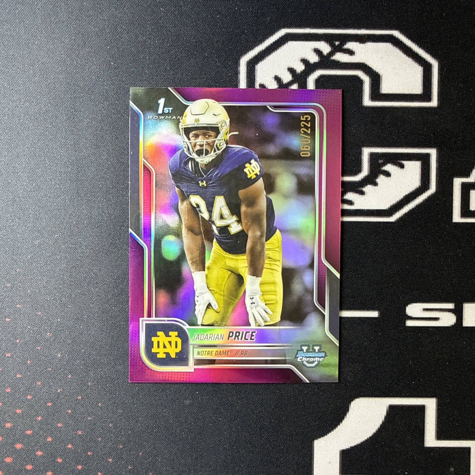 JADARIAN PRICE 2025 BOWMAN UNIVERSITY CHROME 1ST FUSCHIA /225