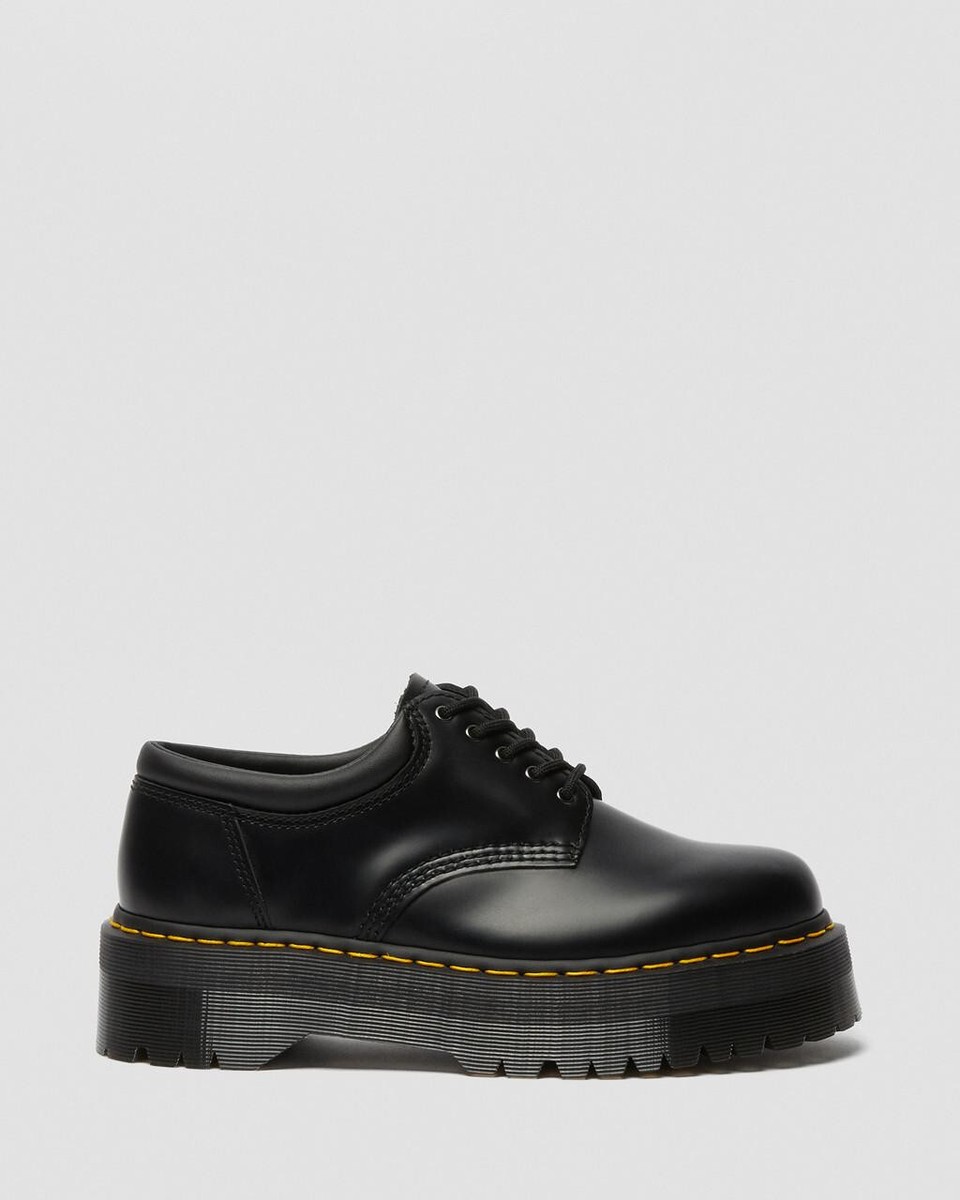 靴 Dr. Martens 8053 QUAD 24cm Dr. Martens 8053 Quad Smooth Leather Platform Classic Shoes