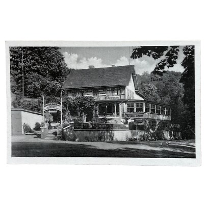 Ansichtskarte AK These Burg Harz Konditorei Cafe Otto Werner Bodetal Postkarte