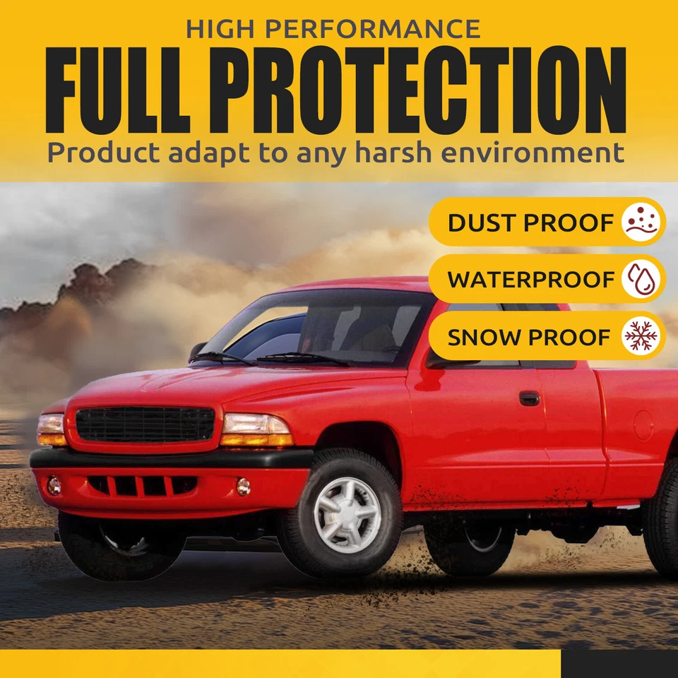 Almohadilla aislante capó camioneta Dodge Dakota 1/2" con clips manta térmica 97-04 Foto 4 de 4