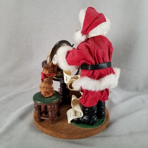 Kirkland Signature Fabric Mache Santa Next to Globe Centerpiece Decor 212206  - Picture 5 of 21