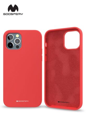 iPhone 16 15 14 13 Pro Goospery Silicone Slim Protective Soft Back Case Rubber - Picture 5 of 8