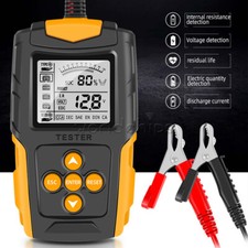 12V 24V Car Lead-acid Battery Tester Charging Load Test Diagnostic Analyzer USA