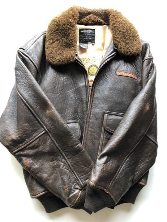 AVIREX Type G-1 Flight Leather Jacket Size S | eBay