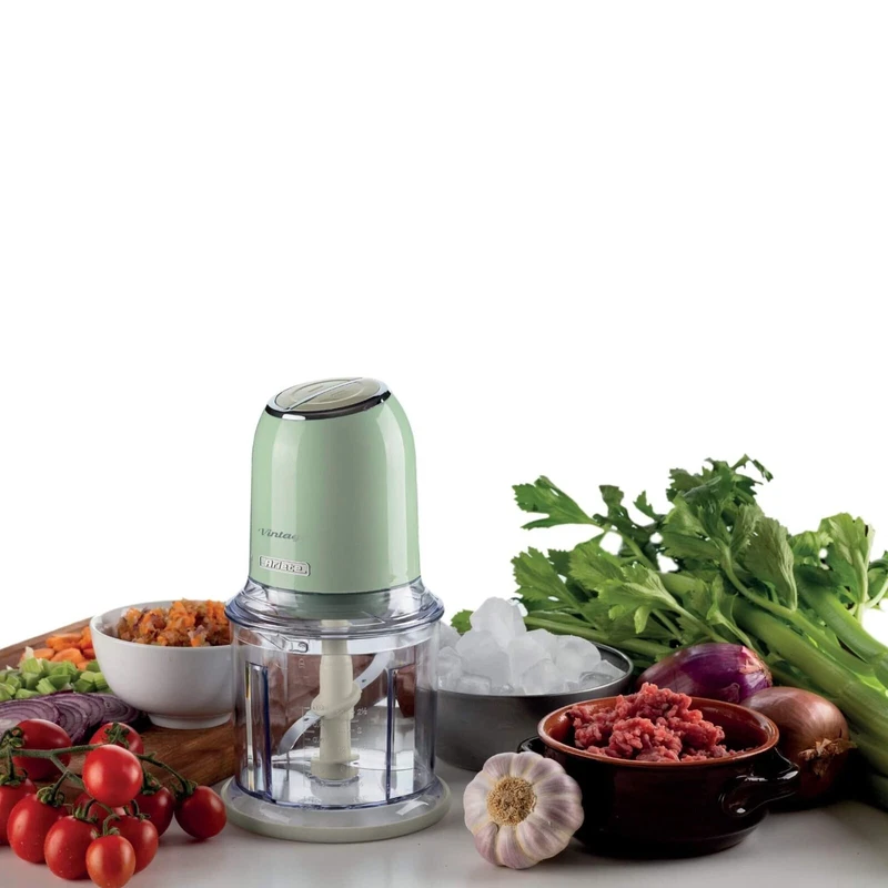 Tritatutto Elettrico Sminuzza ARIETE Vintage Verde Trita Carne Verdure Ghiaccio