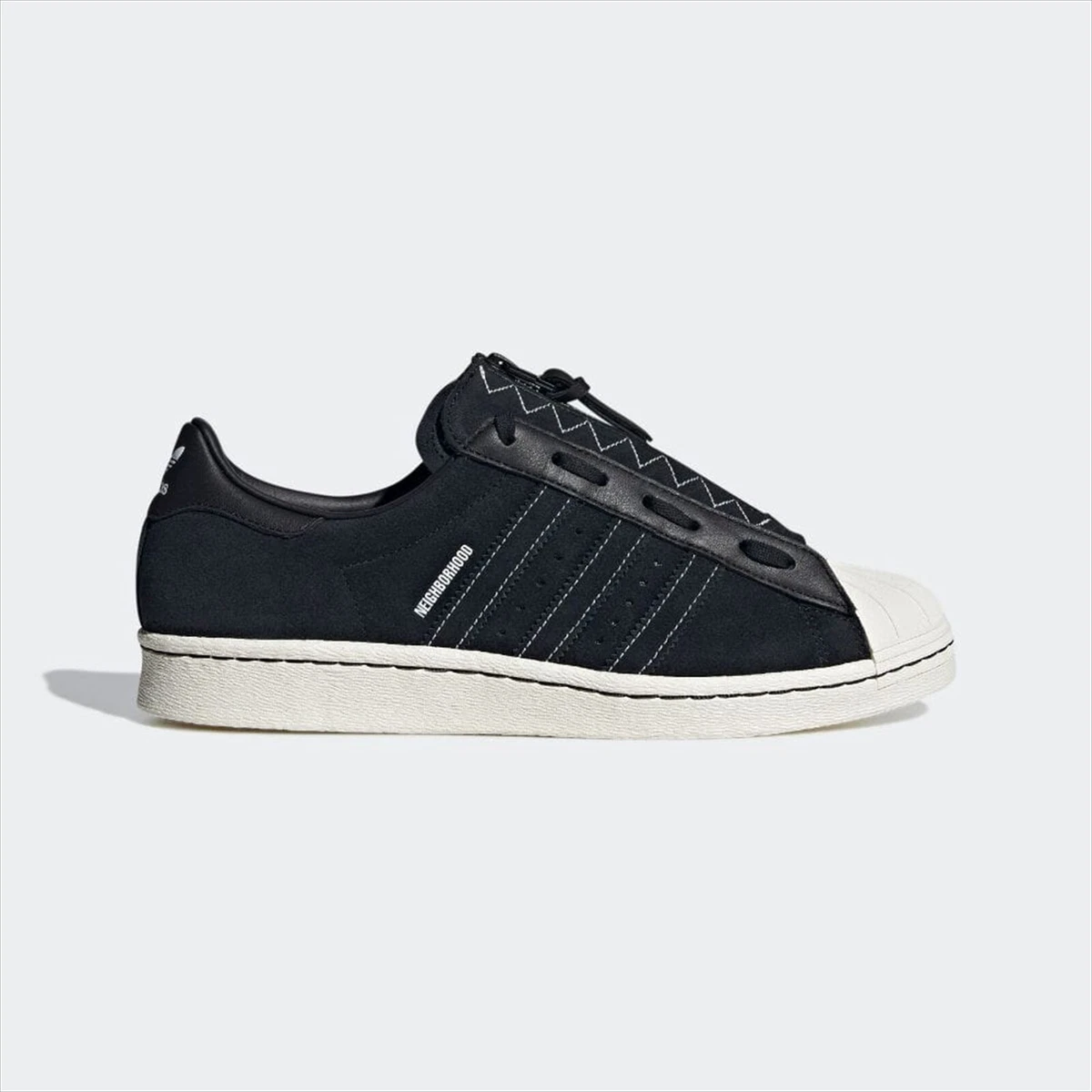 NEIGHBORHOOD ADIDAS ORIGINALS SUPERSTAR SS80S NBHD BLACK WHITE GX1400 US 9