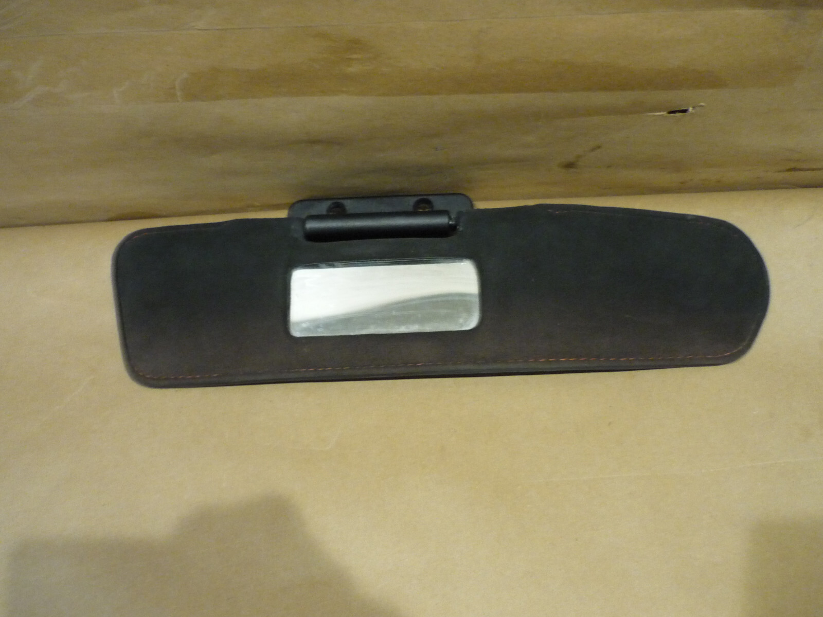 Ferrari California RH Passenger Side Sun Visor Alcantara & Leather P/N 69765300