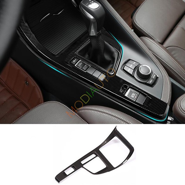 For BMW X1 F48 2016 2017 2018 Carbon Fiber Style Gear Box Shift Panel