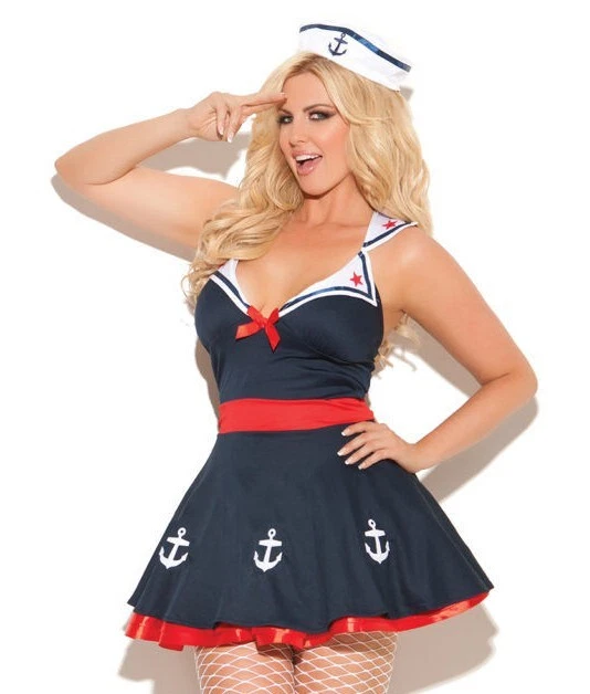 Plus size sailor costume cheap