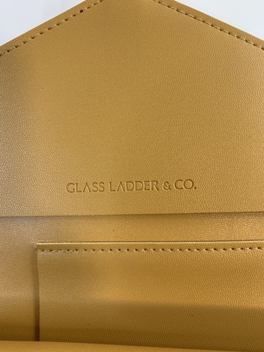 GLASS LADDER CO. Organizzatore di corde pelle marrone vegan - NUOVO chiusura avvolgente - Foto 2 di 10