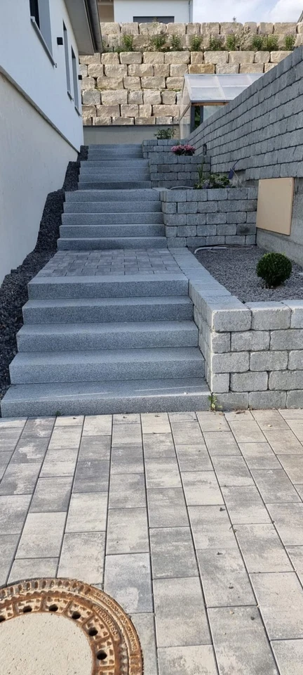 Bergama Grau Granit Randsteine, Kantensteine, Bordsteine & Blockstufen - Bild 3 von 4