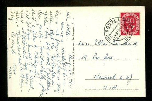 Pied Piper of Hamelin real photo postcard RPPC Literary figure fantasy Germany - Picture 2 of 2