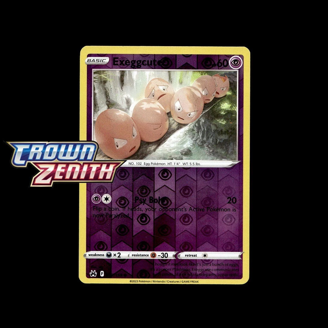 Exeggcute 057/159 Crown Zenith for sale | eBay