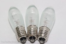 3 Pack Of 34V, 3W, E10, MES Spare Christmas Bulb Lamp For Candle Bridge, Dencon