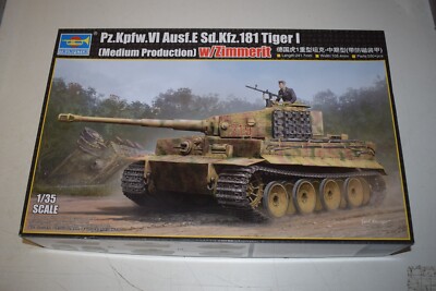 Trumpeter 09539 Pz.Kpfw.VI Ausf.E Sd.Kfz.181 Tiger I w/Zimmerit 1:35 NEU mit OVP