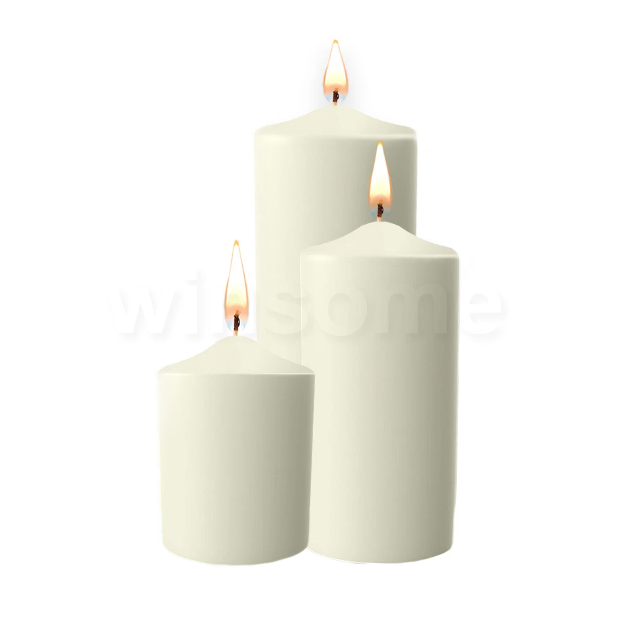 Pillar Candle Burning Instruction Labels