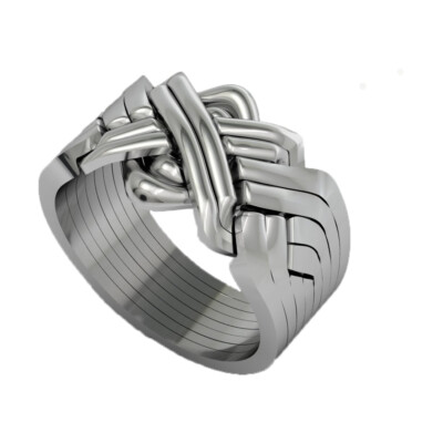 gothic jewelry turkish puzzle ring band