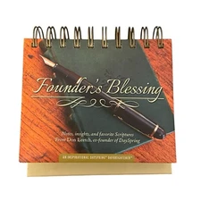 Day Spring Founder’s Blessings Inspirational Stand Up Spiral Bound Calendar