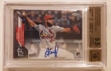 2020 Topps Chrome Junior Fernandez #RAJE Rookie Autographs RC BGS 9.5 Auto 10