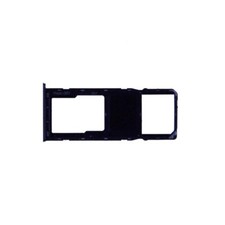 SIM microSD Card Tray Single for Samsung Galaxy A21 Black Replacement Phone Part