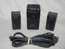 Sony BC-V615 charger with 2 two NP-F750 batteries