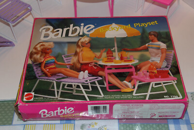 Panier De Pique-Nique Klein Barbie Avec Accessoires - Maison