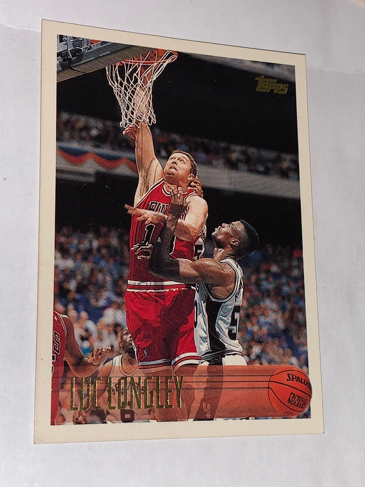 1996-97 Topps NBA at 50 #164 Luc Longley Chicago Bulls Basketball Card
