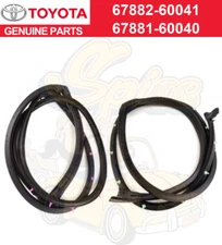 Toyota GENUINE LandCruiser HZJ 75 78 Barn Doors Weatherstrip Seal Rubber  NEW