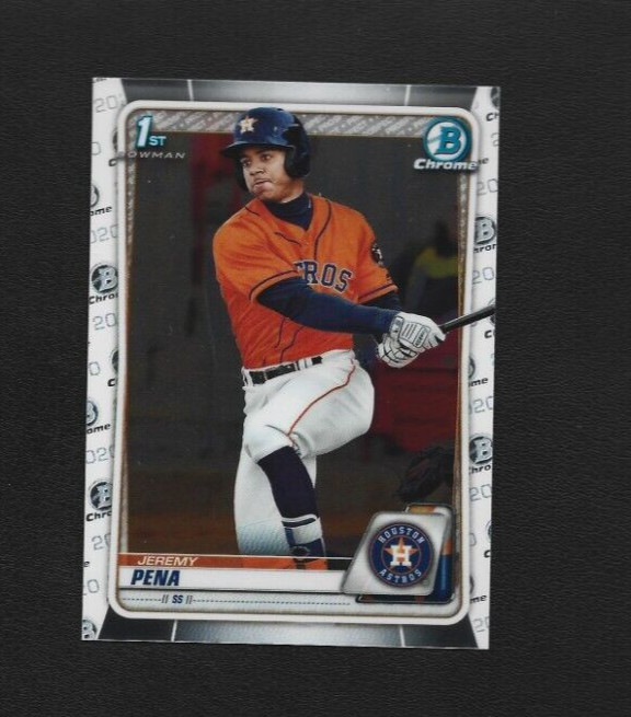 2020 Bowman Chrome Jeremy Pena BCP-61 - Houston Astros