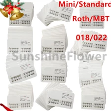 Dental Orthodontic Metal Bracket Braces Mini Roth Standard Edgewise MBT 022/018