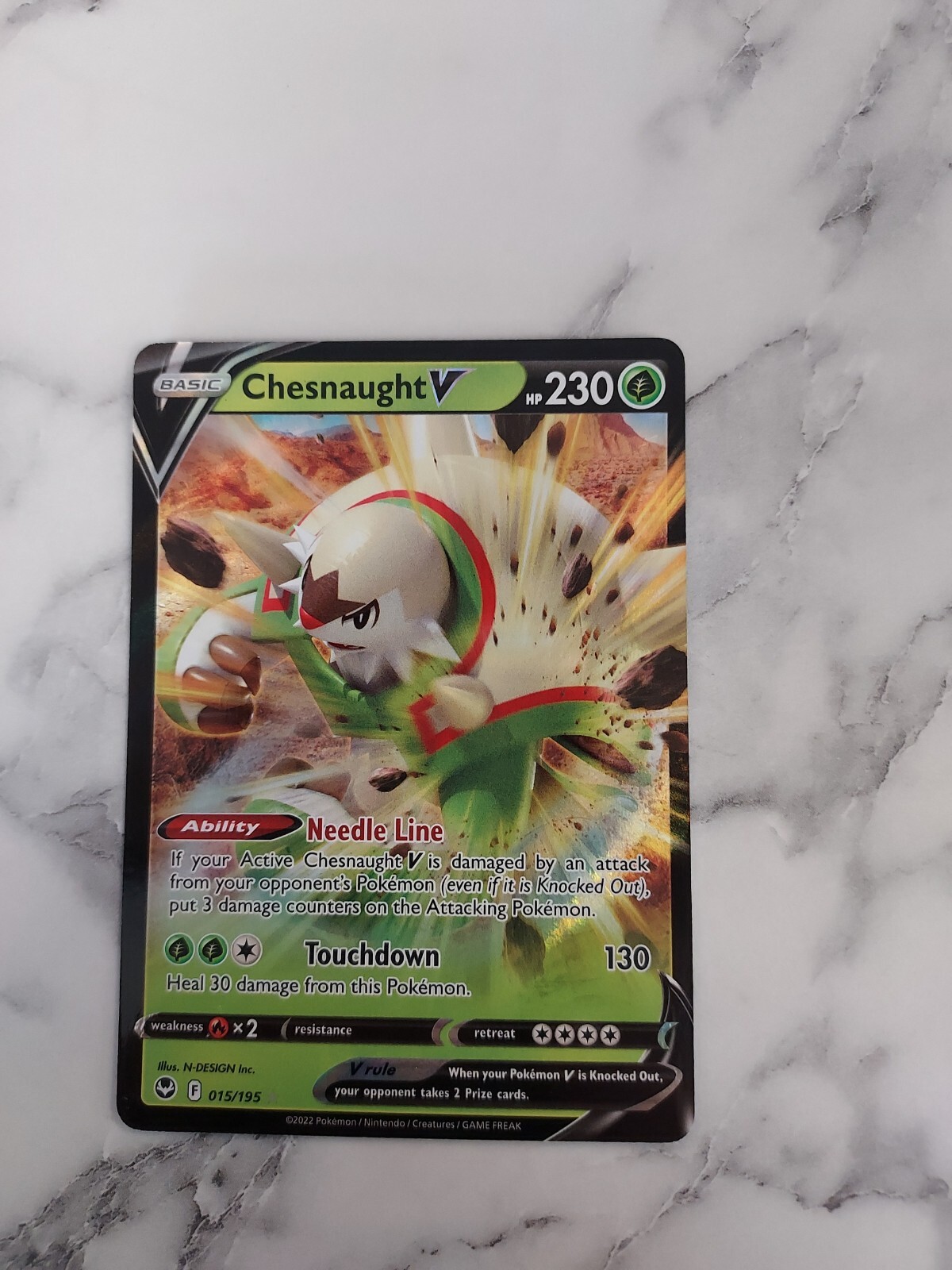 Chesnaught V - Silver Tempest - 15/195