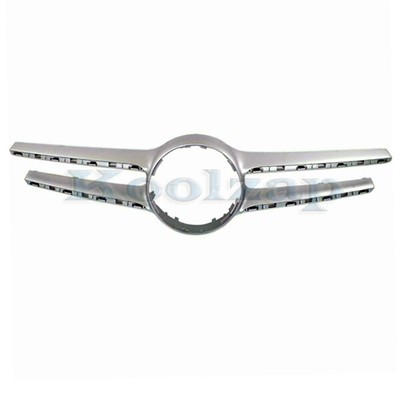 CAPA For 14-16 Benz E-Class (w/AMG Pkge) Front Grille Assembly Silver w/o Camera