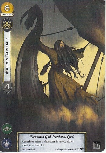 3 X Aeron Damphair AGoT LCG 2 0 Game Of Thrones Alternate Art Promo EBay
