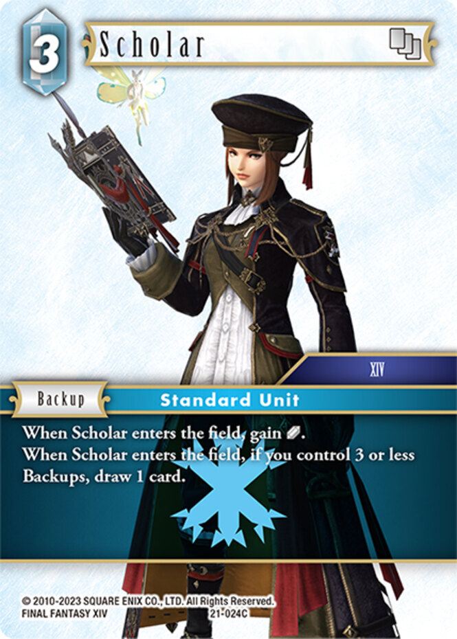 Near Mint FFTCG Scholar - 21-024C Beyond Destiny Final Fantasy TCG