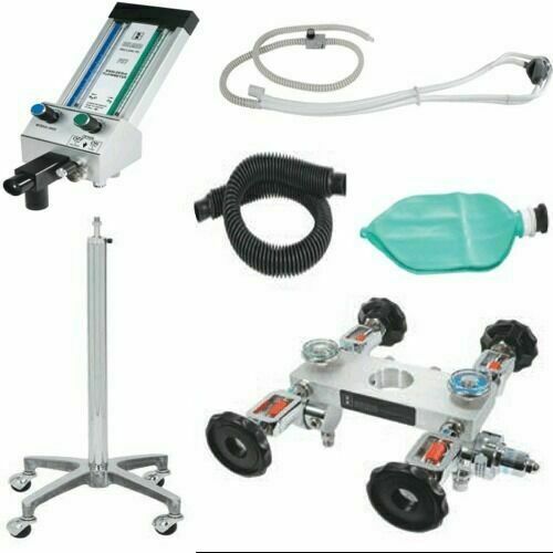 Belmed Portable Nitrous Oxide Unit Complete, 4 Tank Connection, Mobile