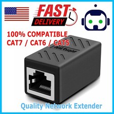 RJ45 Inline Coupler Cat7/Cat6/Cat5e Ethernet Network Cable Extender Connector
