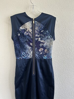 Black Halo Lace Back Cocktail Sheath Dress Size 2 | eBay Black Halo Lace Back Cocktail Sheath Dress Size 2 | eBay