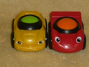 fisher price red and yellow car