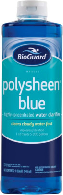 BioGuard Polysheen Blue Clarifier - 1 qt FREE SHIPPING