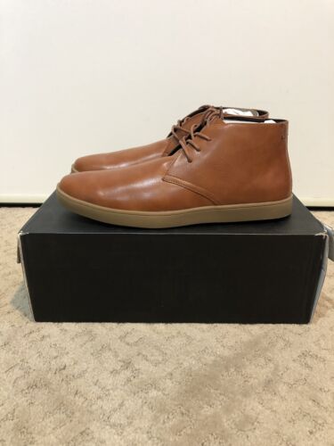 Alfani Barrett Faux Leather Chukka Boot Lace -Up Tan w/ Gum Size 9