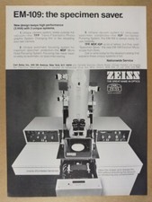 1979 Zeiss EM-109 Electron Microscope vintage print Ad