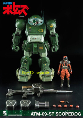 threezero ATM-09-ST SCOPEDOG ボトムズ フィギュア 3A ThreeZero Votoms 1/12 ATM-09-ST Scopedog Action Figure Model In
