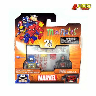 Marvel Minimates Series 54 Fighting Chance Captain America & Robot Red Skull